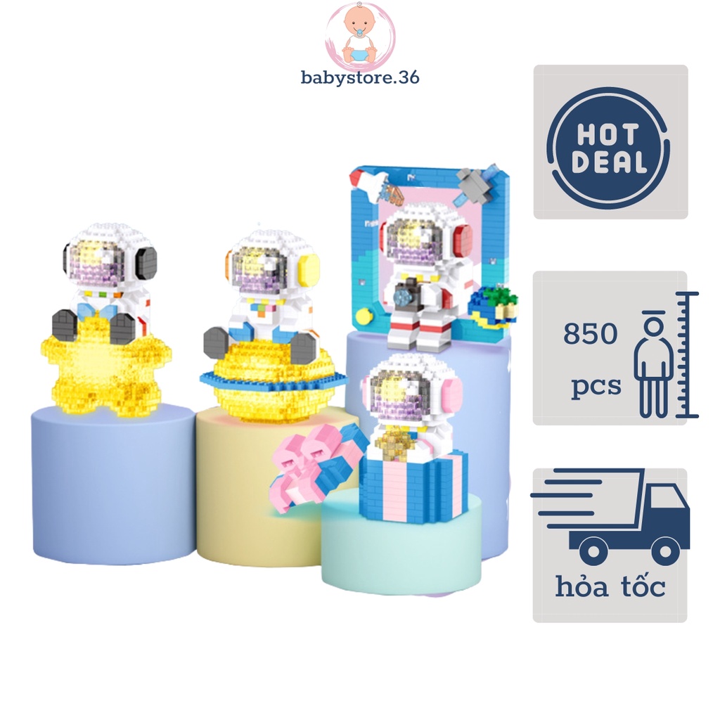 Bộ Đồ Chơi Lego Lắp Ráp Mô Hình Phi Hành Gia Dễ Thương Cho Bé babystore.36