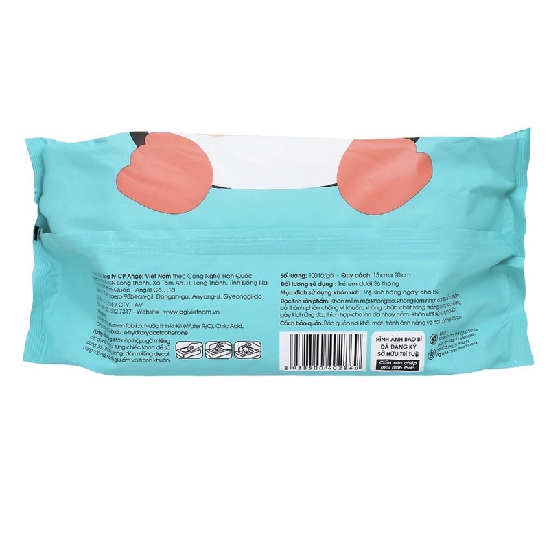 Khăn giấy ướt Agi không hương 100 tờ