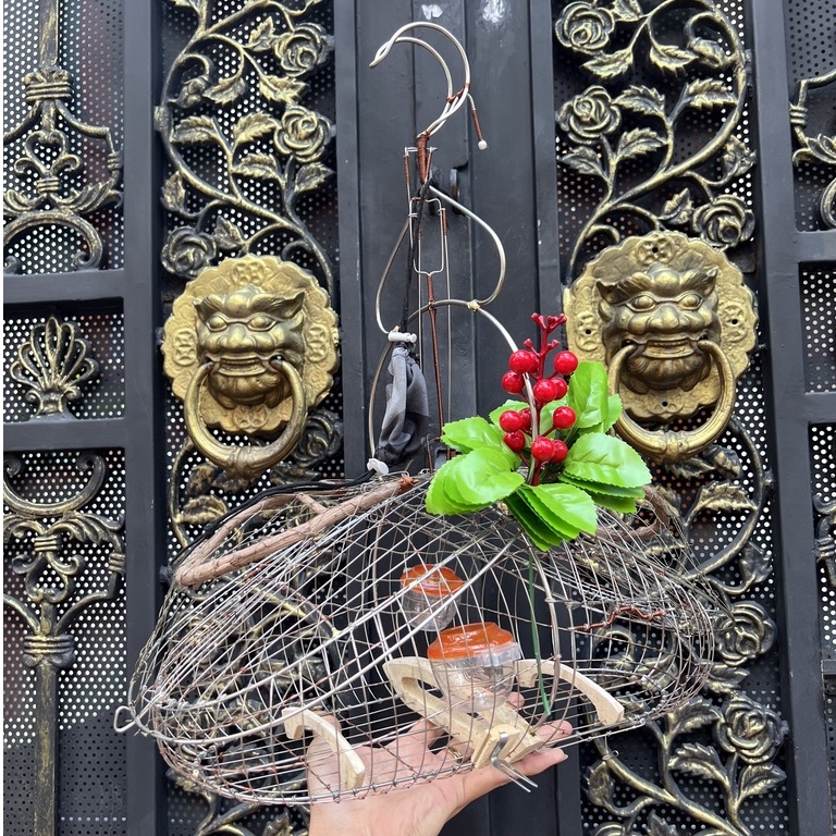 Lồng Bẫy Chào Mào Phom Sài Gòn Kèm Phụ Kiện