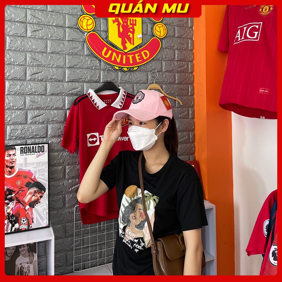 Mũ lưỡi trai cao cấp CLB Manchester United logo thêu và dập nổi_Kie Store - Quán MU
