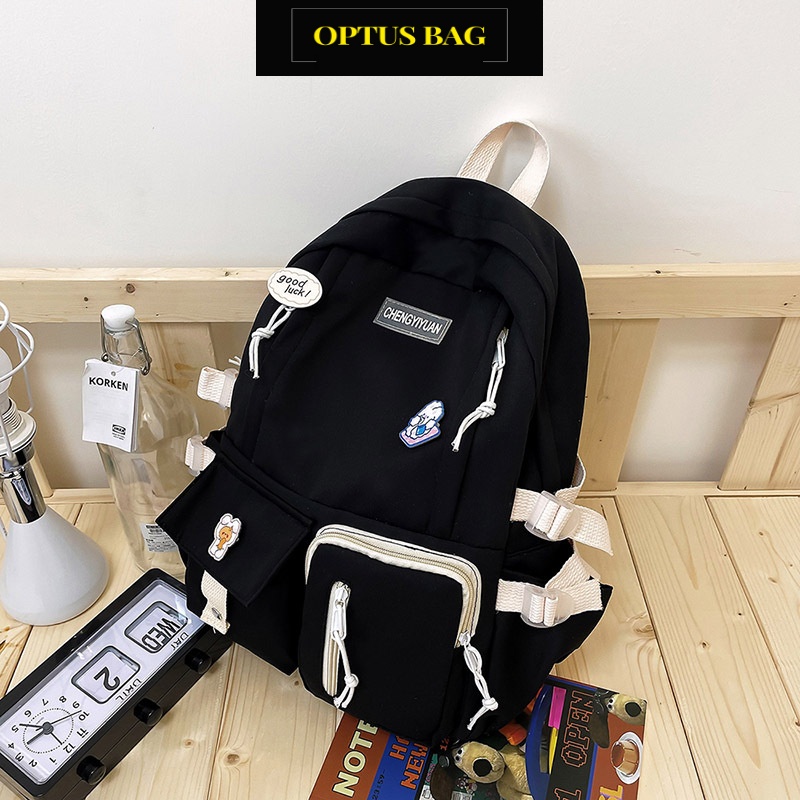 Balo nữ nam balo đi học nhiều ngăn, đẹp đi chơi đựng laptop phong cách ulzzang unisex ULZ010