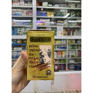 Đông Trùng Hạ Thảo Nhân Sâm, Giúp Tăng Cường Sức Khỏe, Bổ Thận, Bổ Khí Huyết. Lọ 80 viên