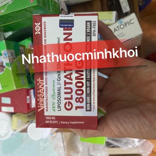 Viên Uống Glutathione 1800MG Thải Độc Tố, Mịn Da Trắng Hồng, Ngăn Ngừa Lão Hóa Tăng Miễn Dịch Cơ Thể