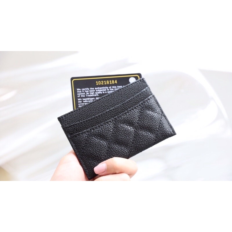 Ví đựng thẻ chà neo da thật