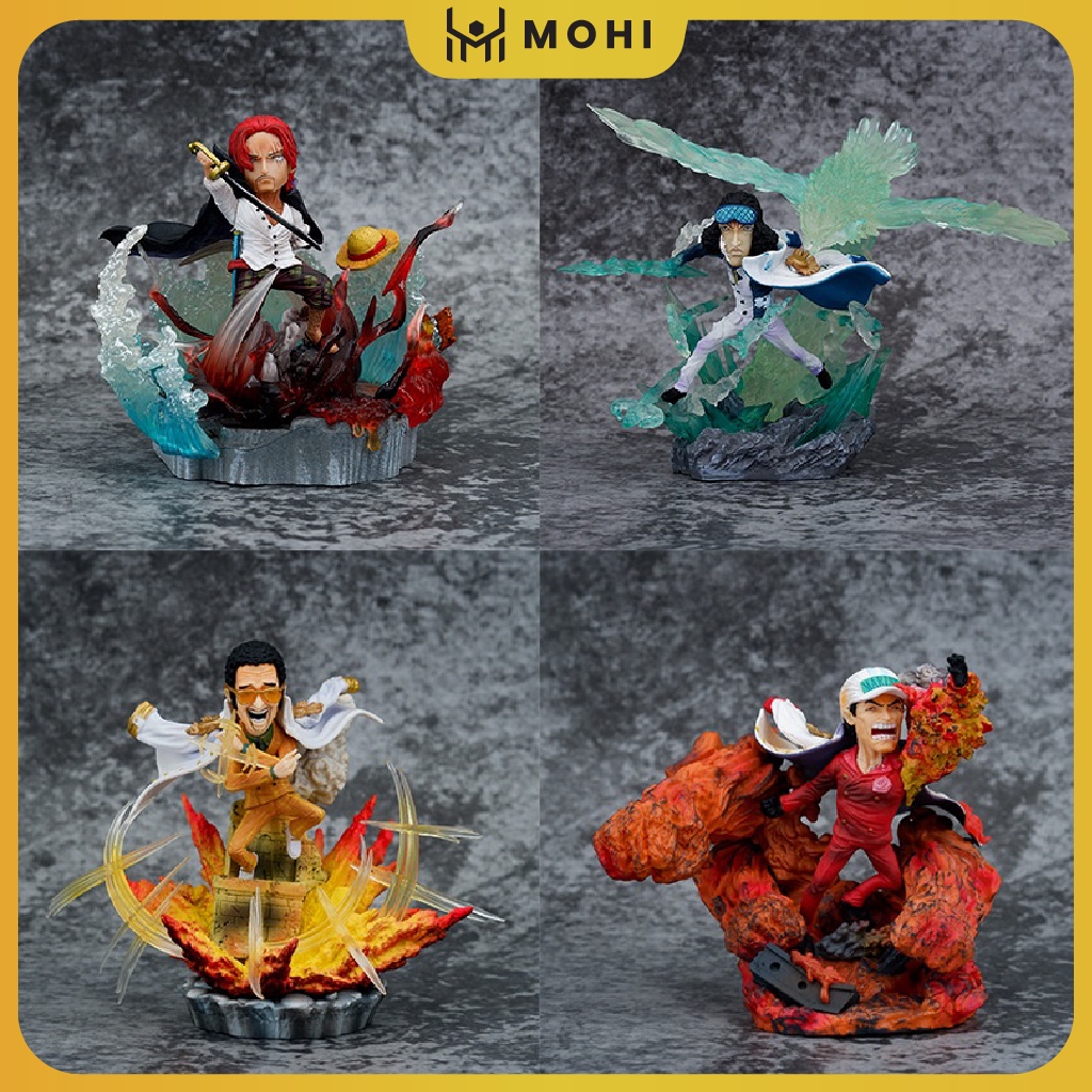 Mô hình chibi G5Luffy, Shank, Katakuri, Kizaru... trong One Piece có LED đẹp, mô hình One Piece