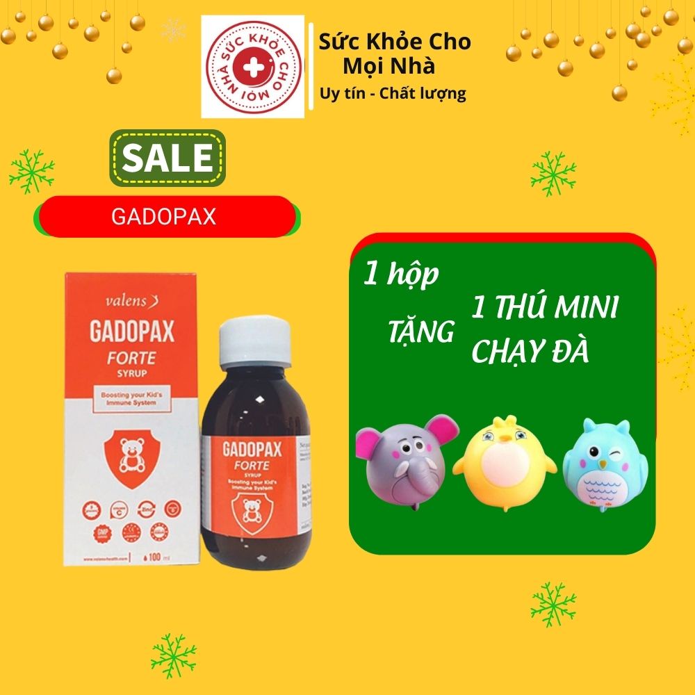 Gadopax Forte Cho Bé Tăng Cường Miễn Dịch,Sức Đề Kháng Tự Nhiên Giúp Giảm Ốm Vặt,Mắc Bệnh Do Vi Khuẩn