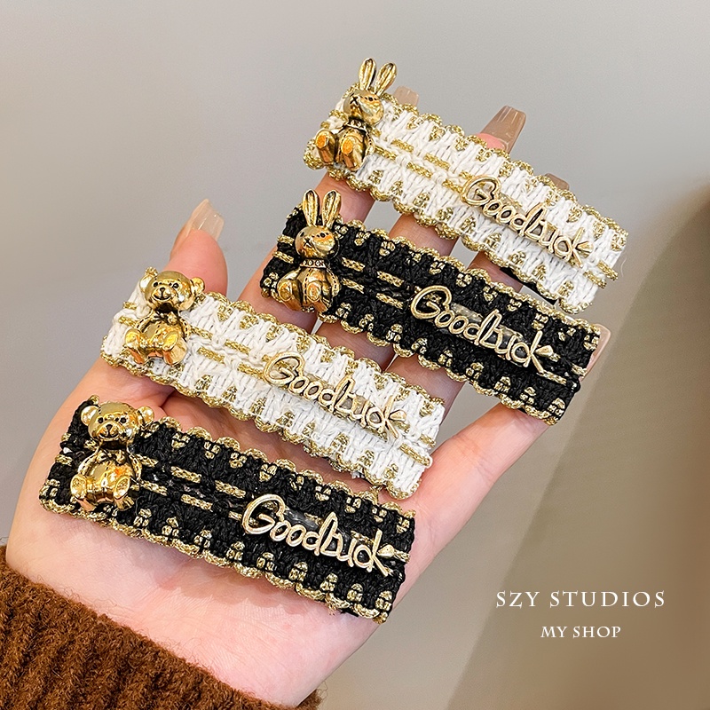 Kẹp Tóc Hình Vuông Phong Cách Hàn Quốc Dễ Thương Cho Bé Gái