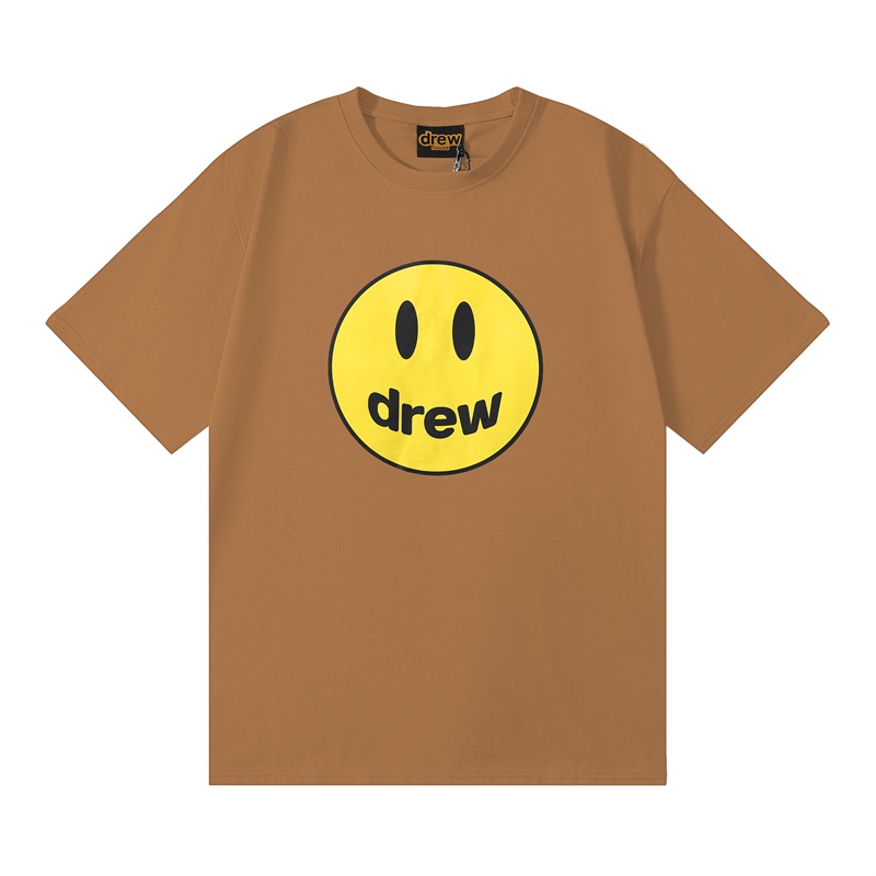 Áo Thun Tay Ngắn Dáng Rộng In Hình Mặt Cười Đơn Giản Thoải Mái Hợp Thời Trang