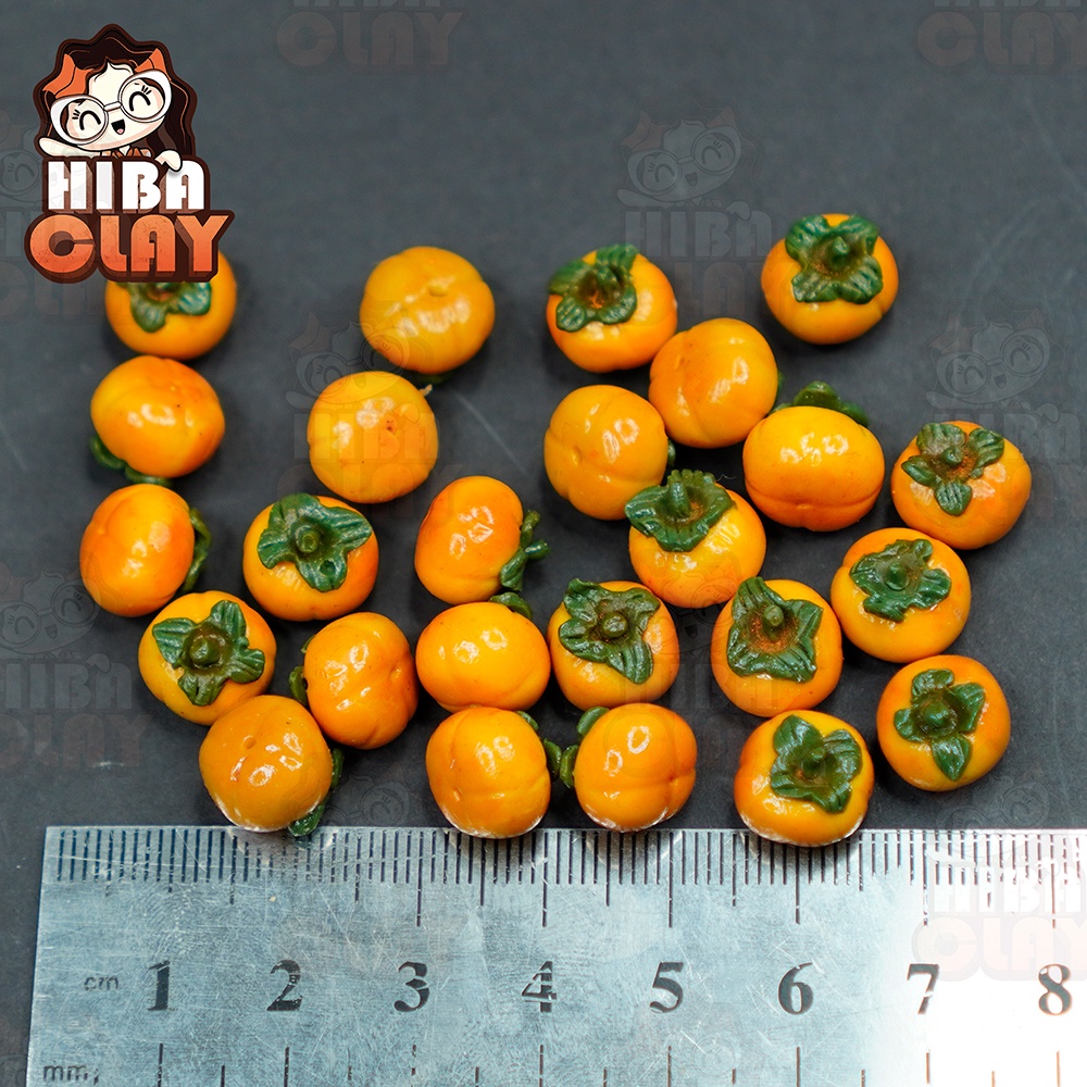 Quả Hồng giòn Mini Food, đồ ăn tí hon , đồ ăn mini mô hình cho búp bê DIY