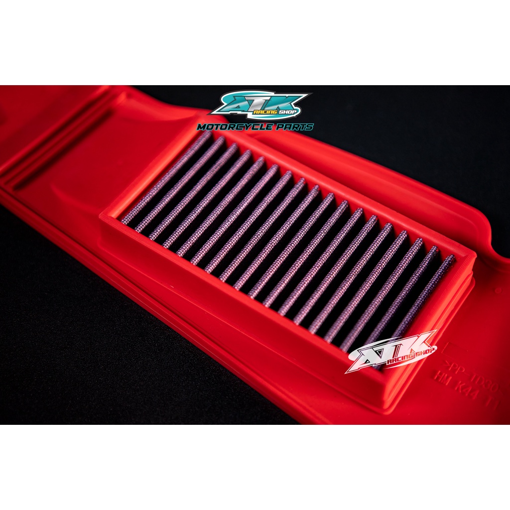 Lọc gió độ pô e KN màu đỏ cho xe Vsion 2014 đến 2022 lưới thép