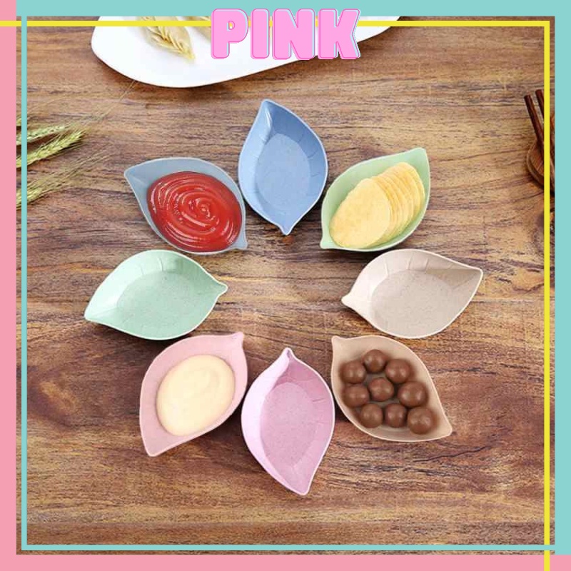 Chén Bát Đựng Gia Vị Hình Chiếc Lá Dĩa Đựng Nước Chấm Dễ Thương PINKWISH A321