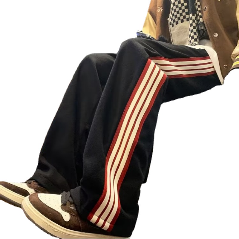 Quần Dài Lưng Thun Phong Cách hip hop Đường Phố Hàn Quốc Cá Tính Cho Nam Và Nữ