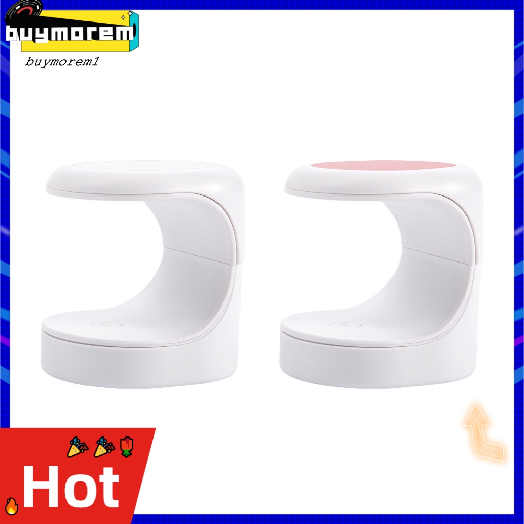 Máy Sấy Khô Sơn Móng Tay Mini Không Đau Có Đèn LED Màu Đen