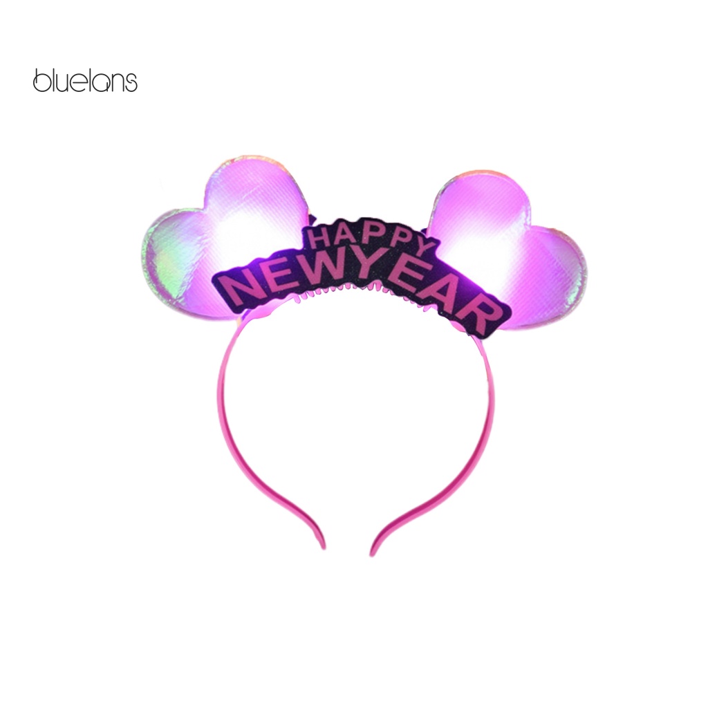 1 Bộ Băng Đô Và Cài Tóc Chống Trượt Trọng Lượng Nhẹ Trang Trí Năm Mới