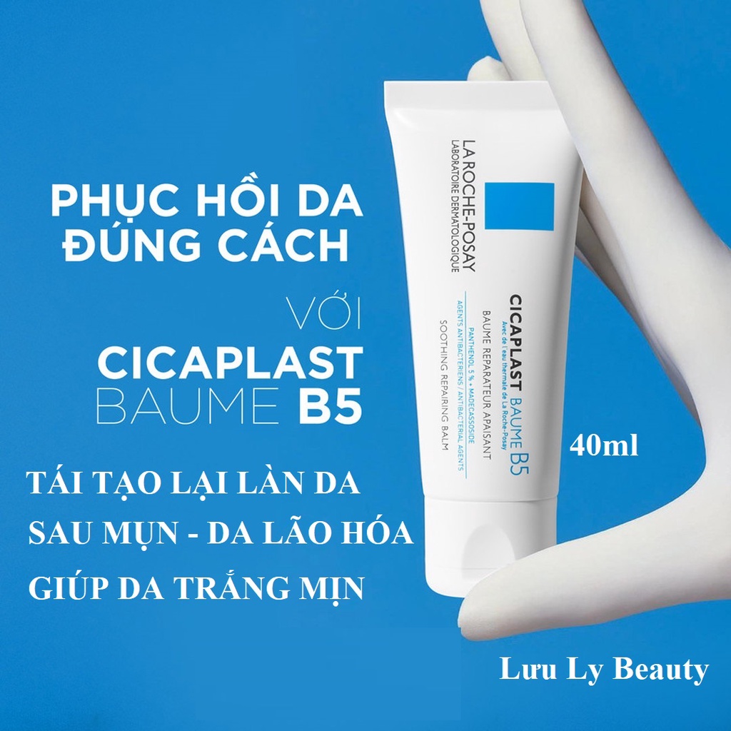Kem B5 La Roche Posay Cicaplast Baume B5 - Phục hồi giảm kích ứng da 40ml -Ộp Cosmetic