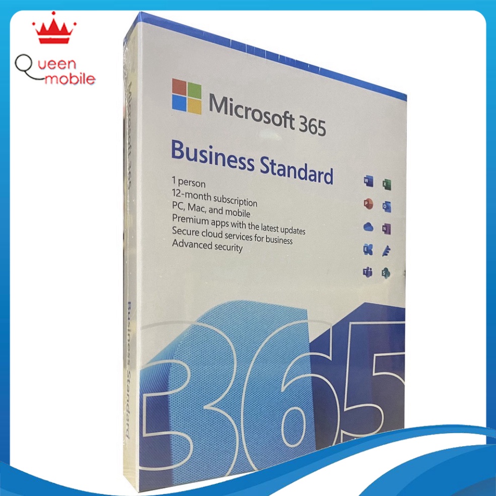 Phần mềm Microsoft 365 Business | 12 tháng | giành riêng cho 1 người | 1TB OneDrive| 5 thiết bị/tài khoản [Queen Mobile]