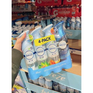 Set 4 Chai Xịt Thơm Phòng và Khử Mùi Hôi Febreze air Refresher Spray Mỹ