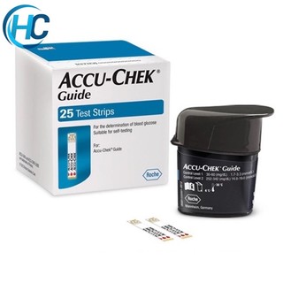 [CHÍNH HÃNG] Que thử đường huyết Accu-Chek Guide (Hộp 25-50 que)