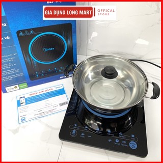 Bếp điện từ đơn Midea 2117DC + tặng nồi inox cao cấp