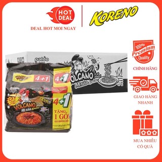 Thùng 24 mì xào trộn koreno volcano vị gà phô mai 118g/gói