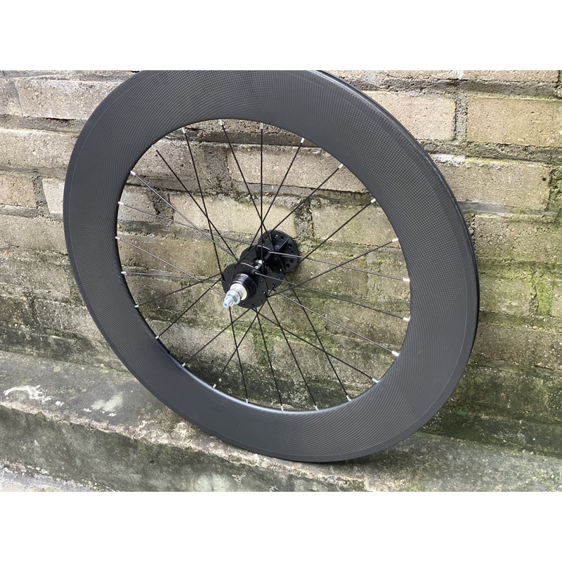 Vành xe đạp Fixed Gear sau carbon vân 3k, Hub LEGEND