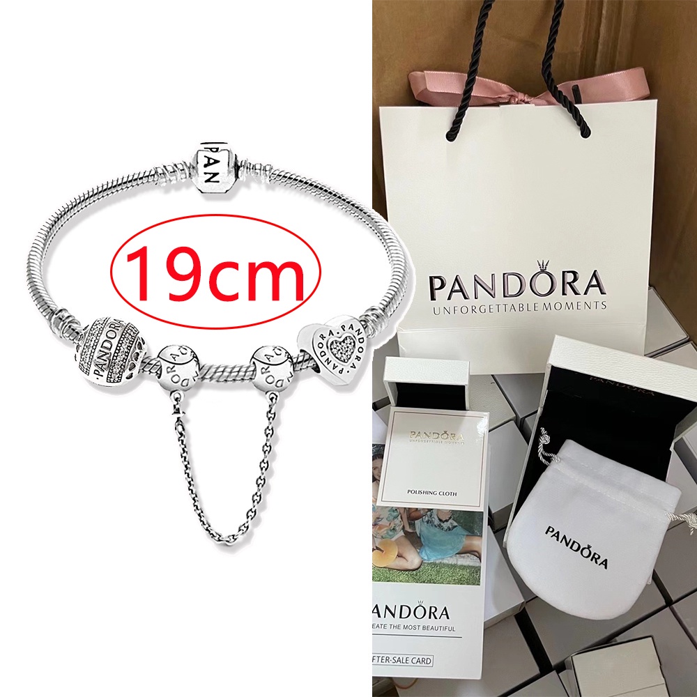 Vòng Tay Dulaibo Pandora Sterling 925S Dây Xích 19cm