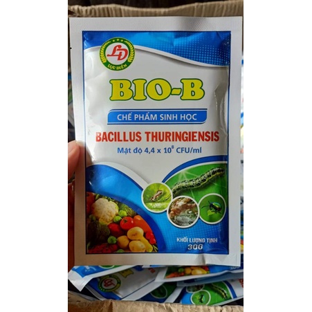 Chế phẩm sinh học Bio - B diệt côn trùng sâu bọ trên cây trồng.gói 30g