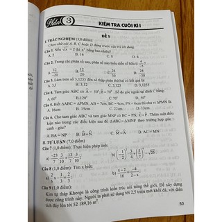 Sách - Đề kiểm tra Toán 7
