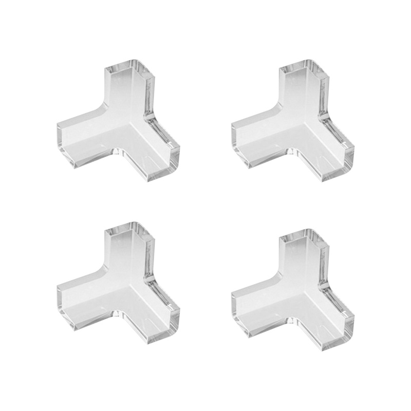 Bộ 4 Miếng Bọc Cạnh Bàn Bằng Silicon Chống Va Chạm Bảo Vệ An Toàn Cho Bé