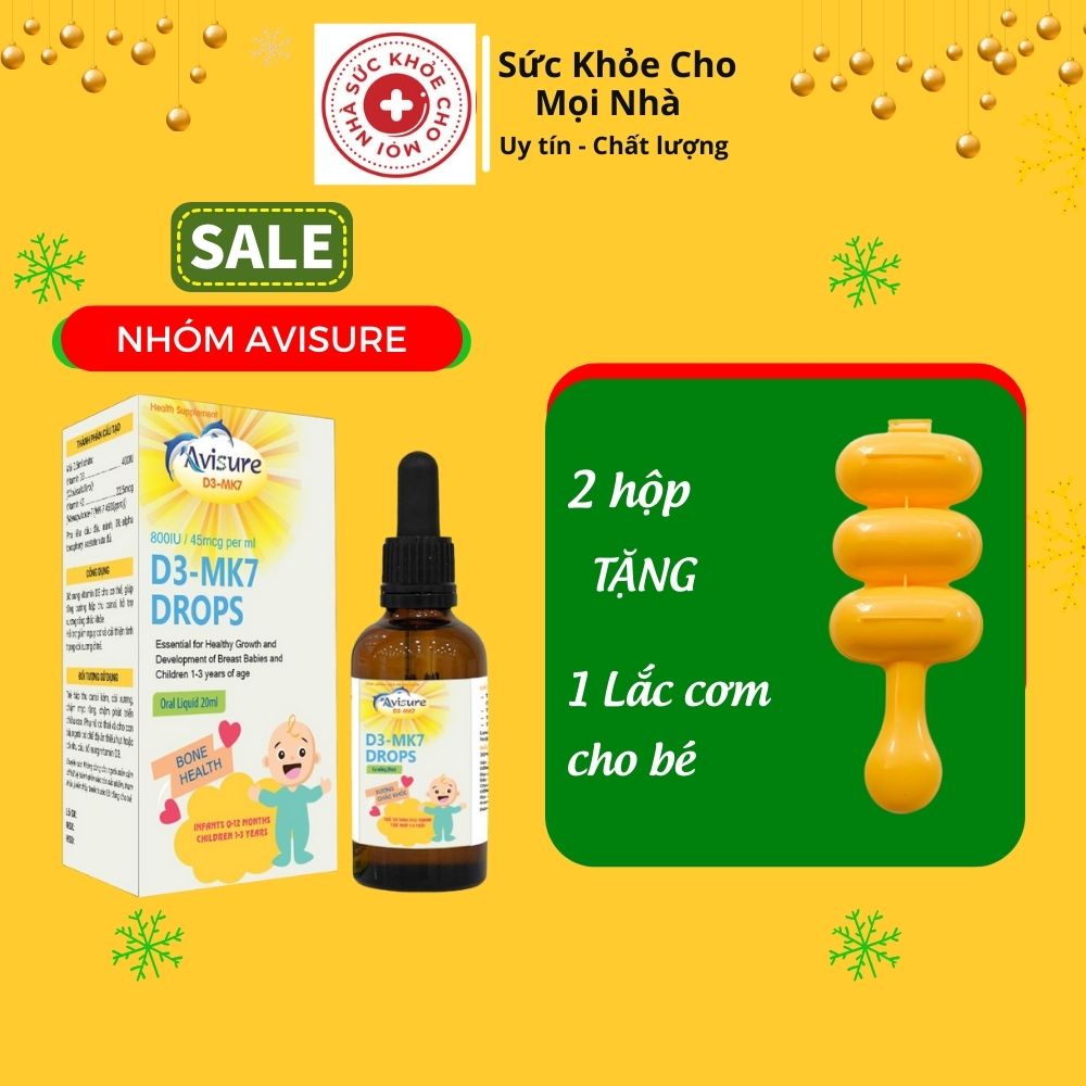 Avisure D3Mk7.Bổ Sung Vitamin D3