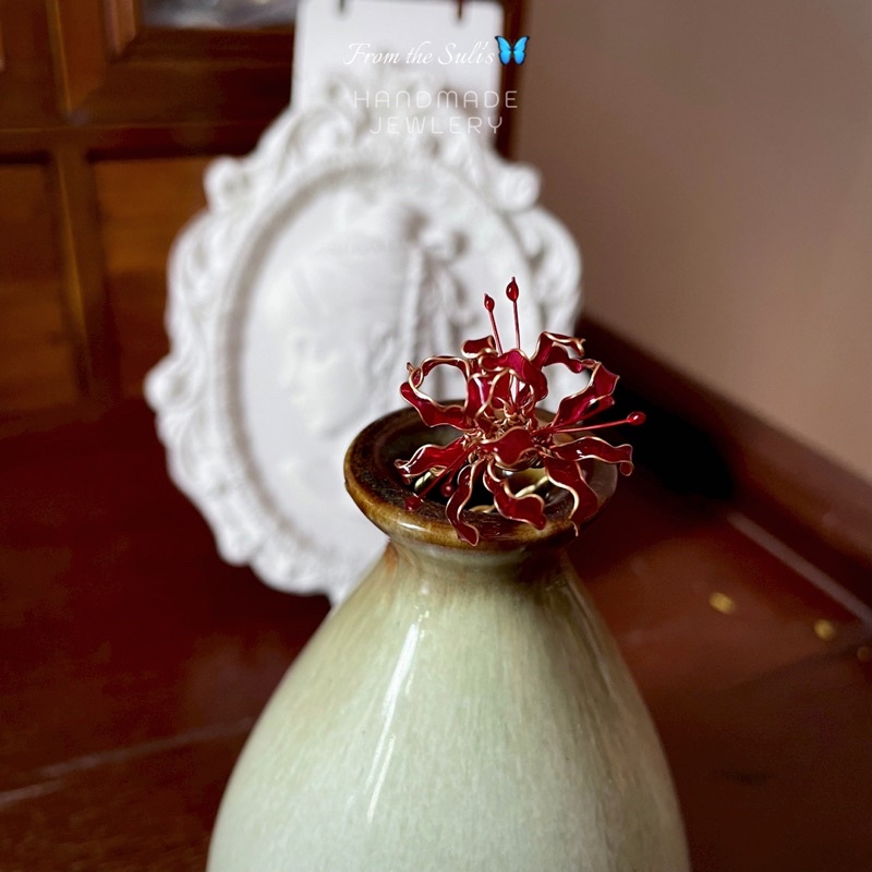 Nhẫn nữ thủ công Bỉ ngạn hoa