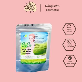 Bột cám gạo trà xanh cô gái đắp mặt,rửa mặt và tắm trắng body chính hãng