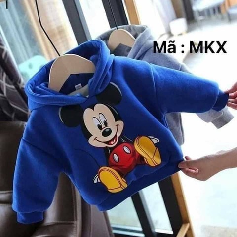 Áo nỉ dài tay cho bé trai bé gái
