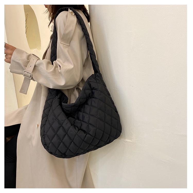 Túi tote đeo vai canvas xốp ô vuông đi học Ulzzang Bigsize công sở có lớp lót hàng đẹp HT806