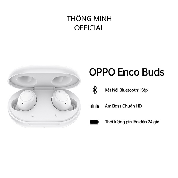 Tai nghe Bluetooth OPPO Enco Buds - Hàng Chính Hãng