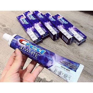 (Mẫu Mới ) Kem Đánh Răng Crest 3D White Toothpaste 147g-232g -Chuẩn MỸ