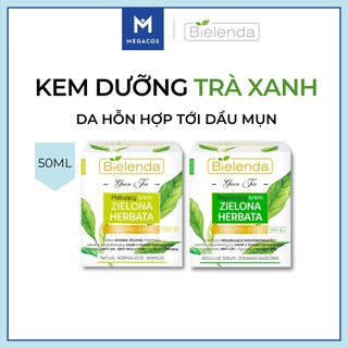 Kem dưỡng trà xanh da dầu mụn Bielenda Green tea 50ml