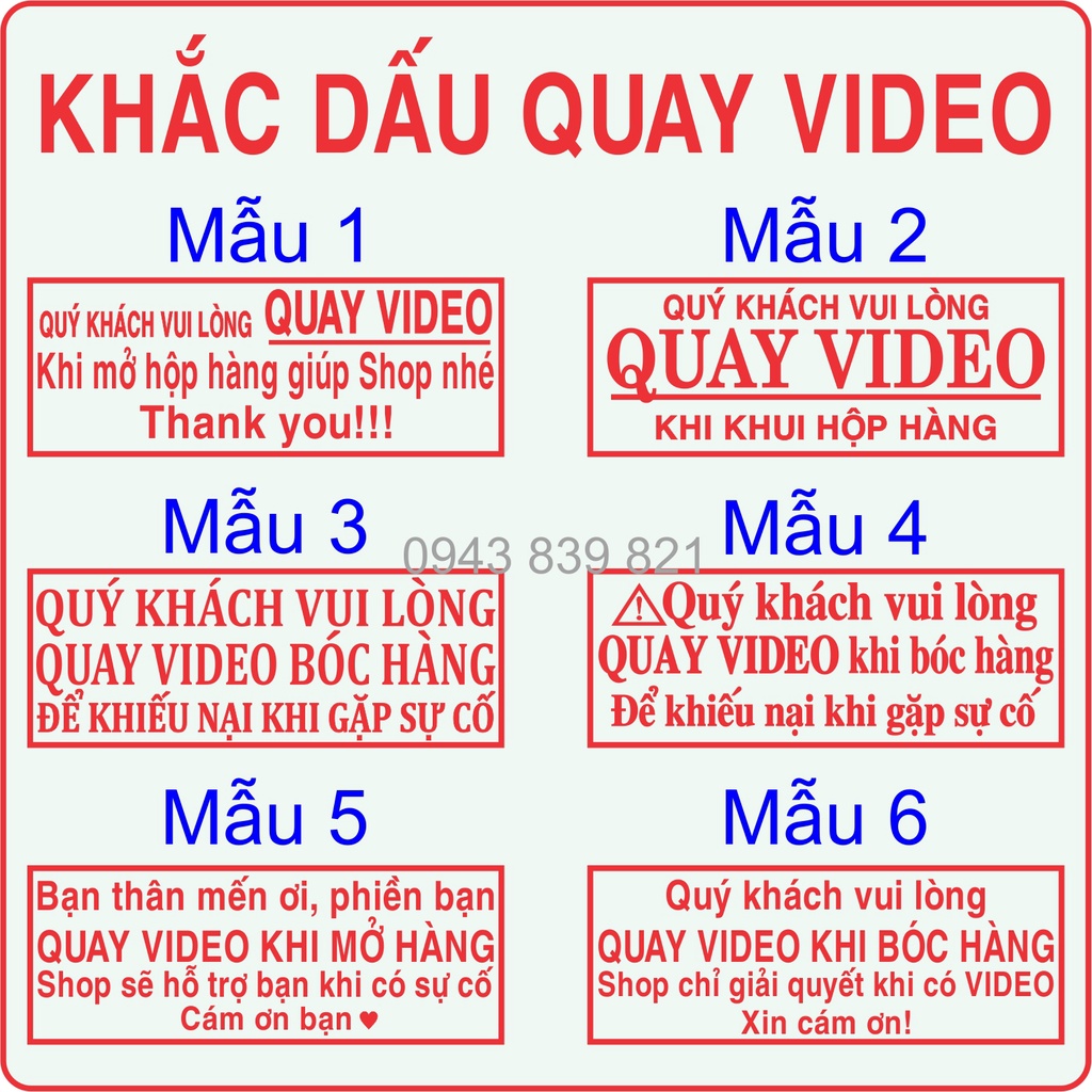 Con dấu Quay Video trước khi mở hàng Shopee Việt Nam
