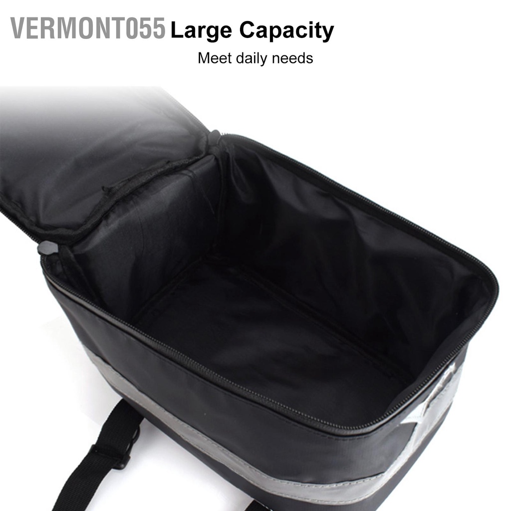 Có thể bán buôn Túi Đựng Đồ Phía Sau Xe Đạp  Phản Quang Chống Nước Dung Lượng Lớn Giá Đỡ Có Che Mưa Cho Đi Ngoài Trời Vermont055 Hàng giao ngay