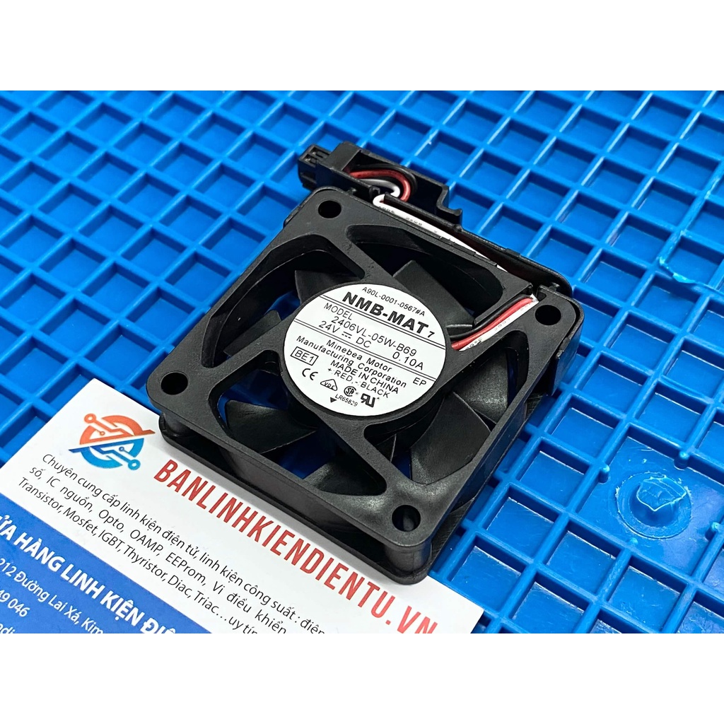 Quạt NMB – MAT A90L-0001-0567#A 2406VL-05W-B69 24V 0.1A 60x60x15mm
