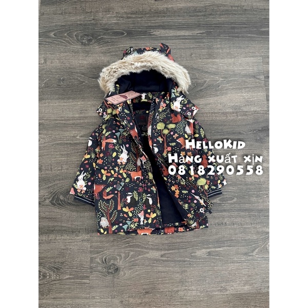 A666 - Áo khoác Waterproof Printed Nxt bé gái