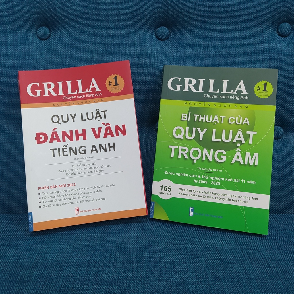 Sách - Combo quy luật đánh vần tiếng Anh và bí thuật của quy luật trọng âm - Tặng app sử dụng trọn đời