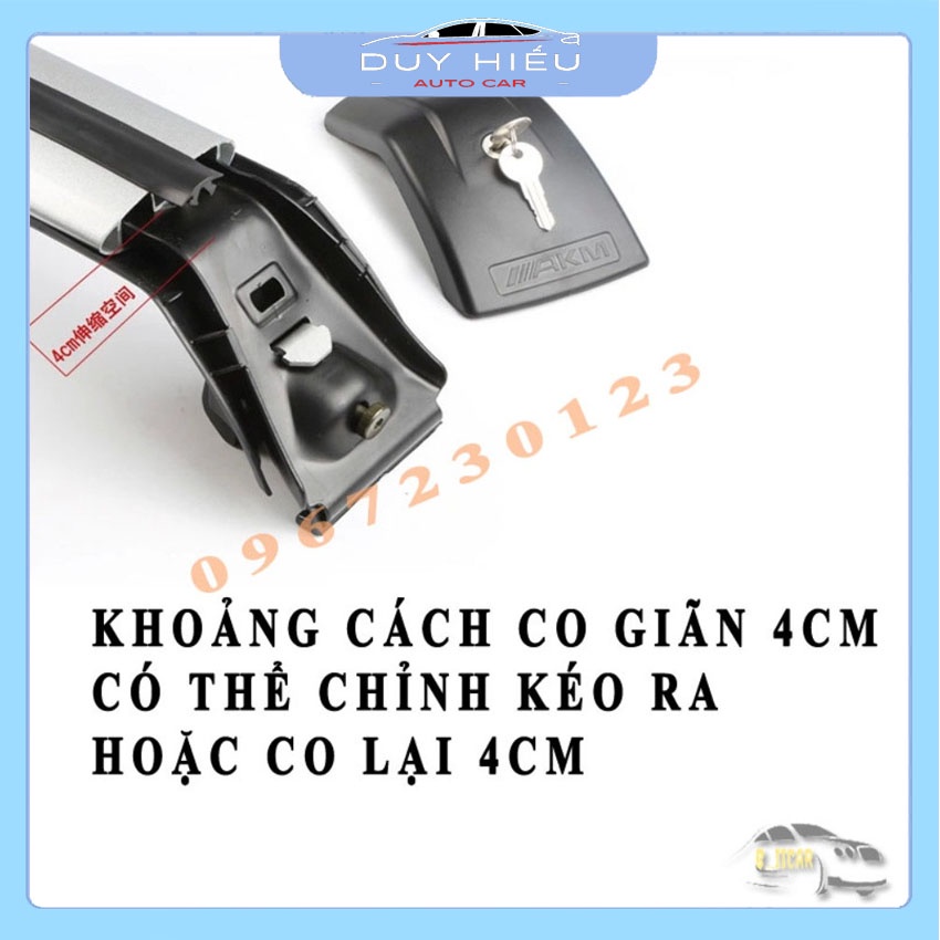 Hai cây giá ngang ô tô, thanh ngang baga mui xe ô tô