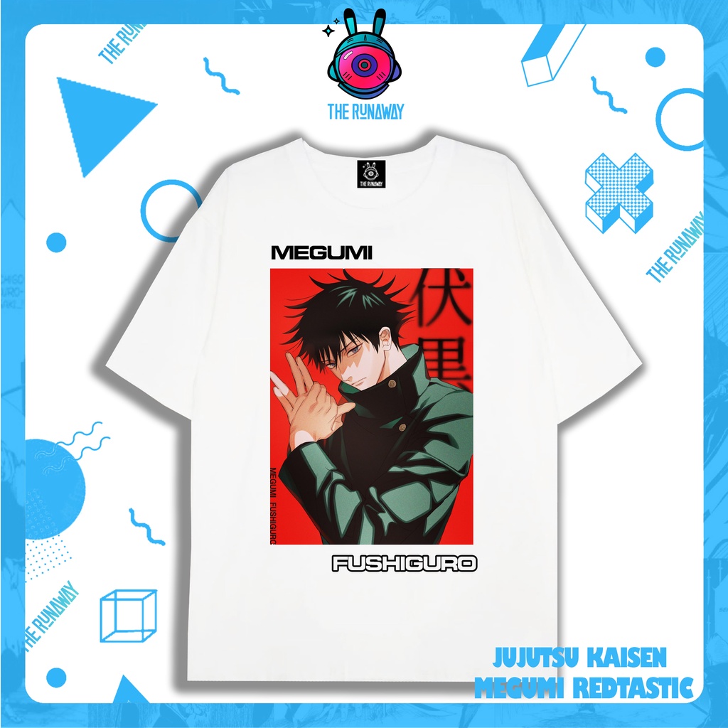 Áo phông Jujutsu Kaisen - Megumi Redtastic