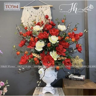 Bình hoa composite dáng cúp số 21 cao 34cm