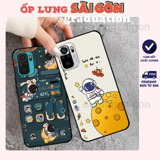 Ốp lưng Xiaomi Redmi Note 10- Note 10s - Note 10 Pro in hình phi hành gia vũ trụ cute, hottrend.