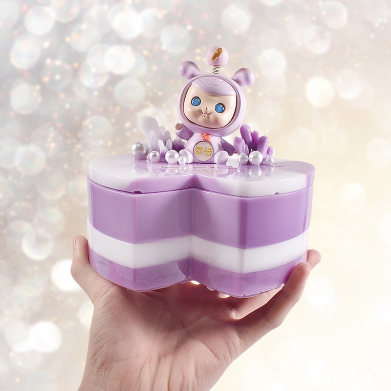 Sa Khuôn Silicone Làm Hộp Đựng Trang Sức Hình Trái Tim Đôi DIY