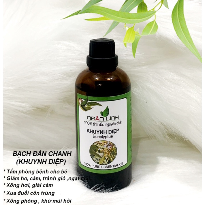 Tinh Dầu Khuynh Diệp ( Bạch Đàn Chanh) |100% Nguyên Chất | Xông Thơm Phòng,Tránh gió, Diệt khuẩn,Giảm ho.. - NGÂN LINH