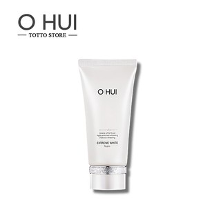 Sữa rửa mặt dưỡng trắng da ohui extreme white foam 160ml - sữa rửa mặt ohui