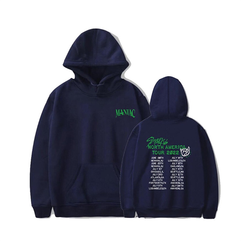Áo hoodie Nỉ kpop skz maniac tour kpop Hỗ Trợ Cho Nam Và Nữ